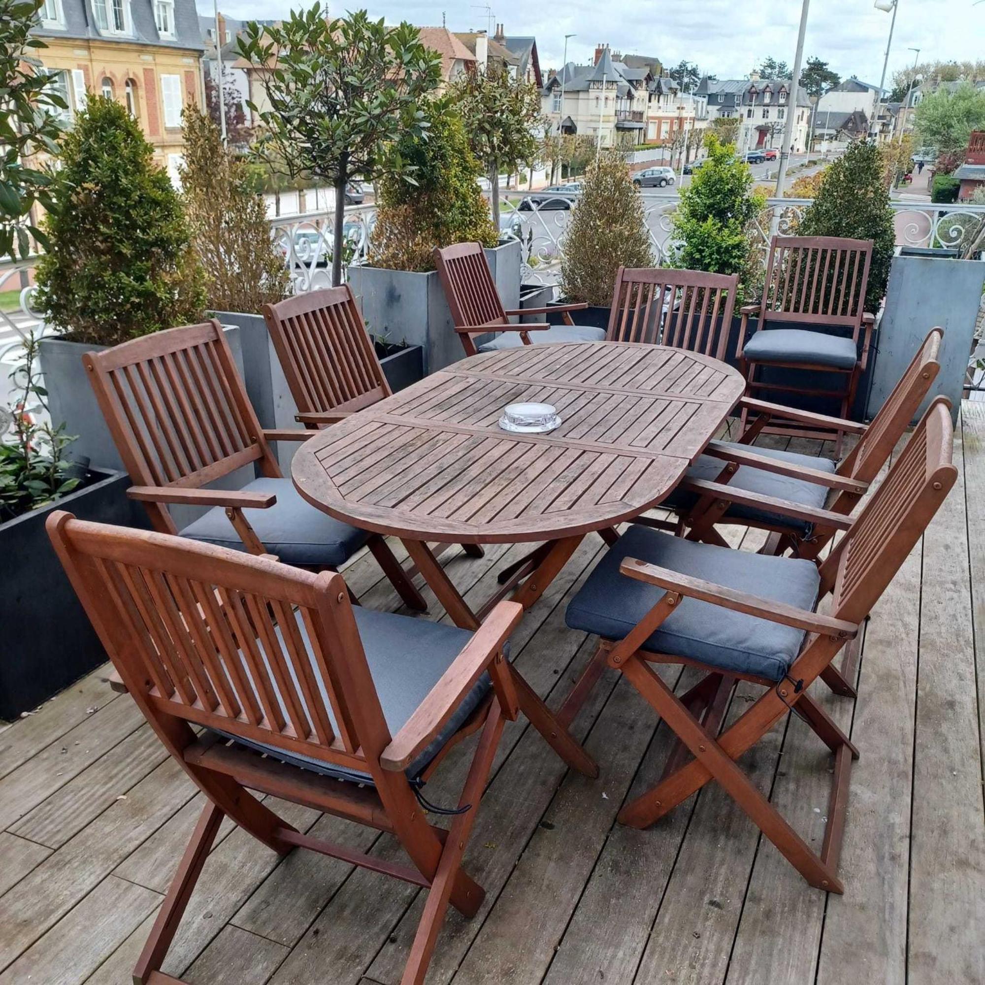 CMG - Duplex de standing au coeur de Deauville - 7P - Terrasse Extérieur photo